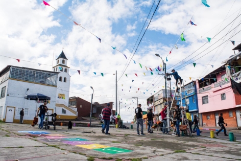 grabación en Bogotá